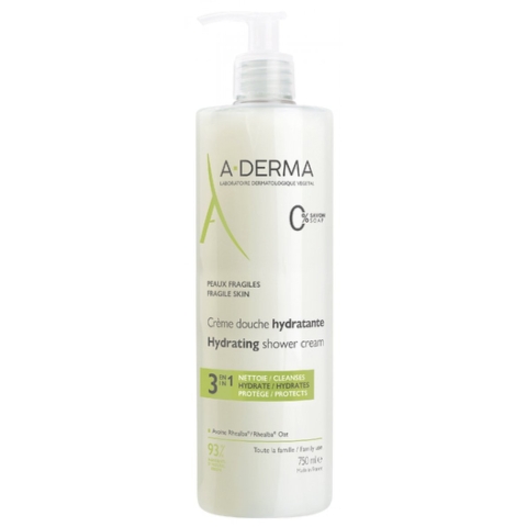 A-Derma Hydraterende Douchecrème 500ml