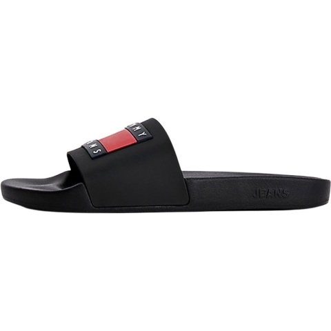 Tommy Hilfiger Tommy Jeans Pool heren slippers, zwart