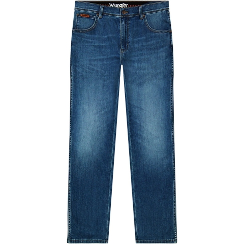 WRANGLER TEXAS AUTHENTIC STRAIGHT JEANS - Rechte pijp - Regular fit - Verdant tone