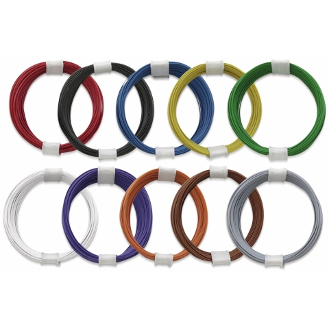 Donau Elektronik 110-MIX Draad 1 x 0.04 mm² Meerdere kleuren 1 set(s)