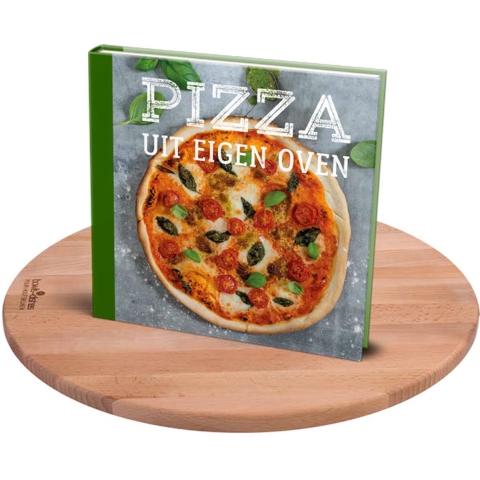 Bowls and Dishes Set - Puur Hout Pizzaplank PH1133 + Pizza uit eigen oven