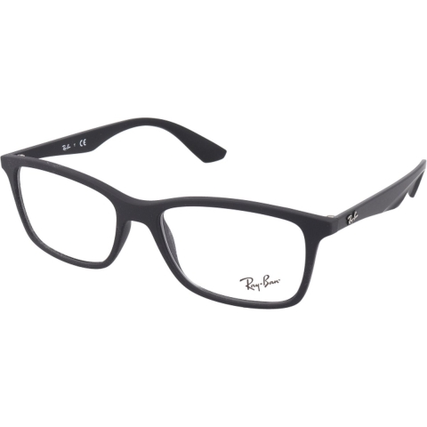 Ray-ban bril rx7047 5196 mat zwarte mannen vrouwen