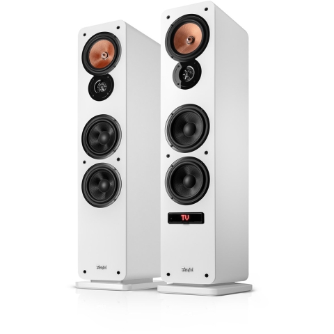 Teufel ULTIMA 40 ACTIVE 3 Set van 2 speakers met krachtige bas 260 watt Versterker Wit
