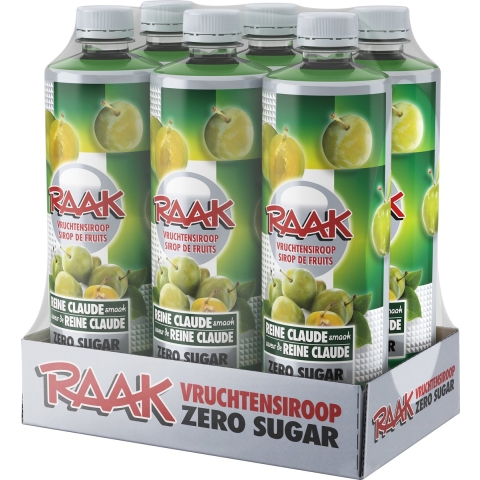 Raak Vruchtensiroop Zero Reine Claude 6 x 750 ml