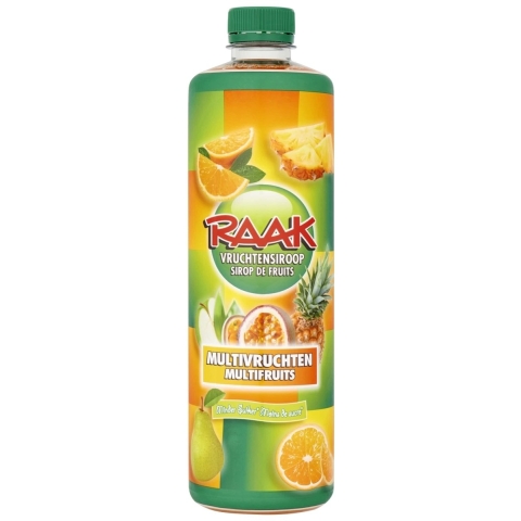 Raak Vruchtensiroop Multivruchten 6 x 750 ml