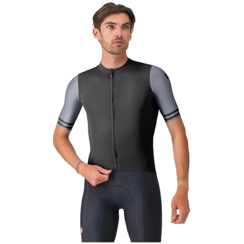 Castelli Prologo Lite 2 Fietsshirt Korte Mouwen Heren - Zwart, M