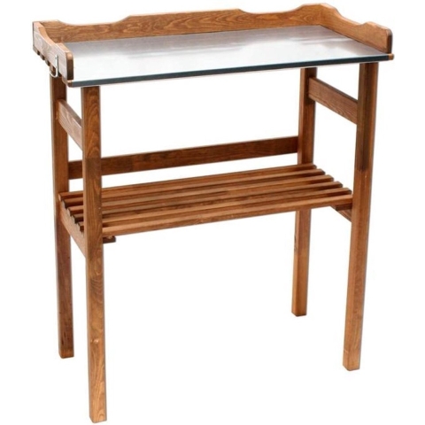 myGardenlust Oppottafel – Opbergruimte – 78 x 38 x 86 cm – Bruin