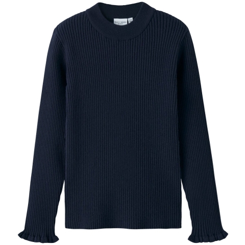 Name It Blouse - Rib - NkfVianna - Navy Blazer - Name It - 7-8 jaar (122-128) - Shirts