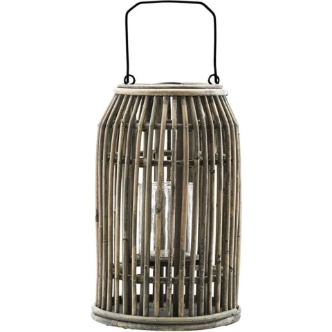 House Doctor - HDOva-lantaarn, hoogte 32 cm, naturel rotan