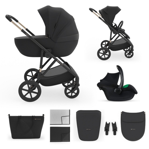 Kinderwagen Kinderkraft Prime3 PRO 3-in-1 Venezian Black