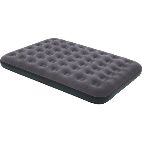 Camping Check Luchtmatras - Double - 203x152x22 cm - Grijs/Zwart - Camping Check - OneSize - Matras