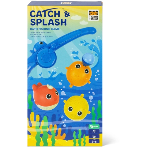 Tiger Tribe Badspeelgoed - Catch Eend Splash - Badvisspel - Tiger Tribe - OneSize - Badspeelgoed