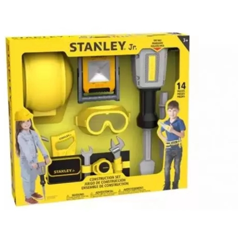 Stanley Jr. Bouwset m. Hamer - Geel - Stanley Jr. - OneSize - Gereedschap