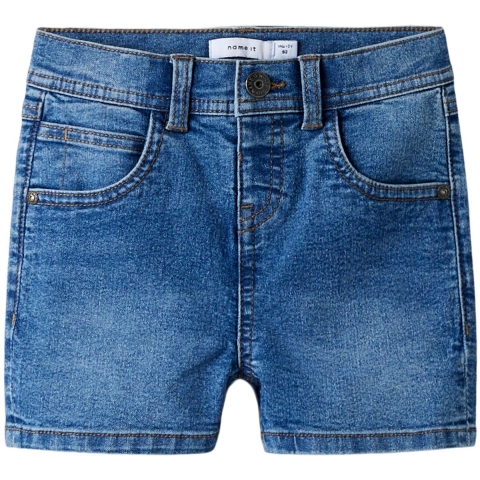 Name It Shortsit - NmmRyan - Medium+ Blue Denim - Name It - 2 jaar (92) - Korte Broeken