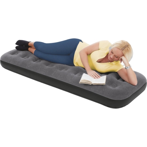 Camping Check Luchtmatras - Eenpersoons 2 - 191x73x22 cm - Grijs - Camping Check - OneSize - Matras