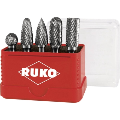 RUKO 116005 Freesstift Hardmetaal 12 mm Lengte 12.0 mm Schachtdiameter 6 mm