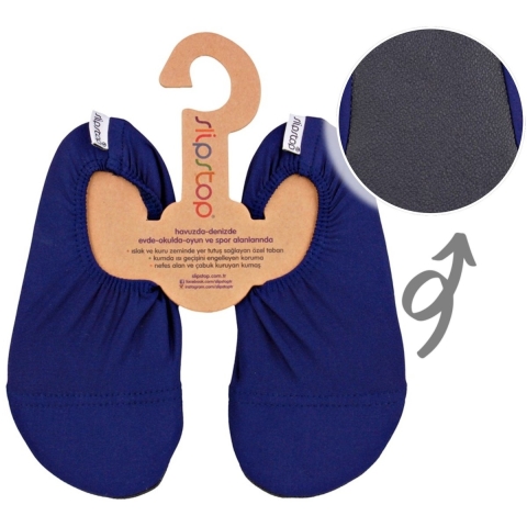 Slipstop Waterschoenen - UV50+ - Junior - Navy - SlipStop - 33/35 - Badschoenen
