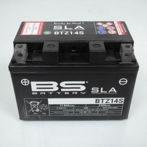 Motorfiets accu BS Battery SLA BTZ14S - C (10H-R) - C (20H-R)