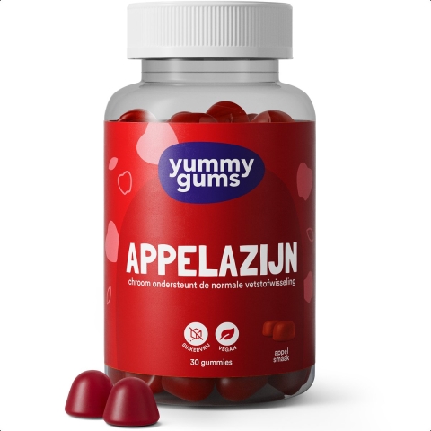 Yummygums Appelazijn Stofwisseling 30 Gummies