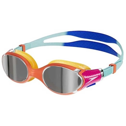 Speedo Zwembril - BioFuse 2.0 Mirror Junoir - Oranje/Blue - Speedo - OneSize - Zwembril
