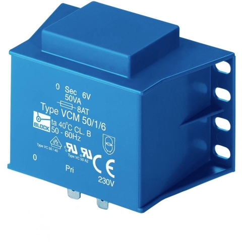 BLOCK VCM 25/1/24 Printtransformator 1 x 230 V 1 x 24 V/AC 25 VA 1.04 A