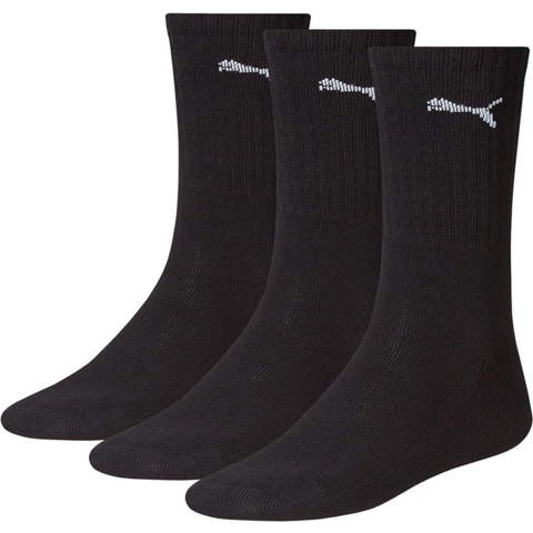Puma Herensportsokken 3 Pack in Zwart