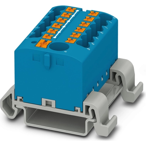 Phoenix Contact 3273222 Verdeelblok 40.6 mm Spanveer Blauw 8 stuk(s)