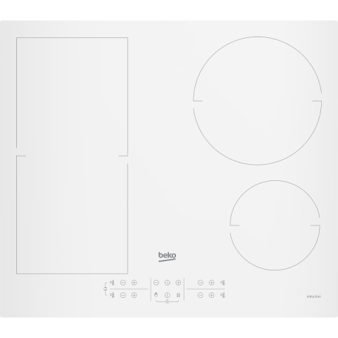 Beko HII64200FMTW kookplaat Wit Ingebouwd 60 cm Inductiekookplaat zones 4 zone(s)