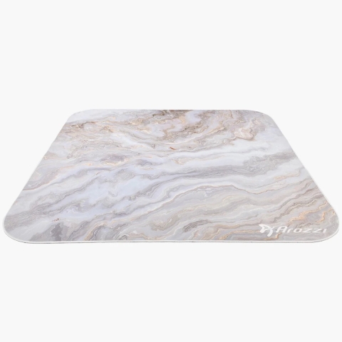Arozzi ZONA Quattro Floor Pad - White Marble beschermingsmat
