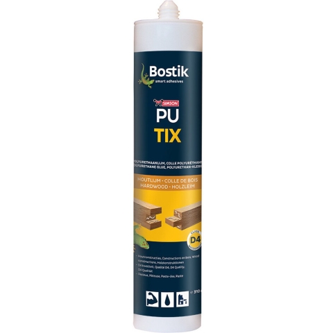 Bostik PU Tix | 310 ml | Koker | Transparant (12 stuks) - 30162020