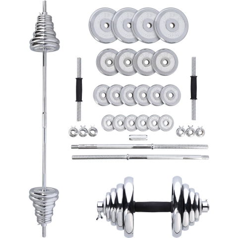 HMS Verstelbare Halter en Dumbbell Set met Opbergkoffer - 50 kg