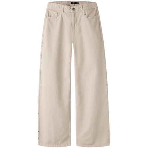 LMTD Jeans - NlfHyedstud X-Wide - Moonbeam/Washed - LMTD - 15 jaar (170) - Jeans