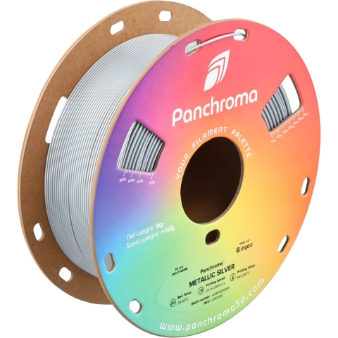 Polymaker CA02012 Panchroma™ Metallic Filament PLA kunststof Meerkleurig 1.75 mm 1000 g Zilver, Metallic 1 stuk(s)