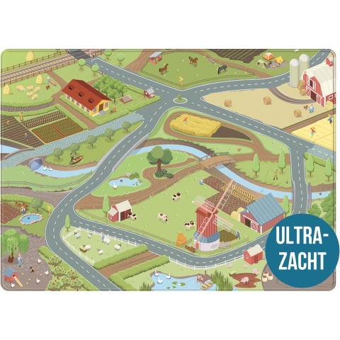 Mats & Joy Speelkleed Boerderij straat 130 x 180 cm