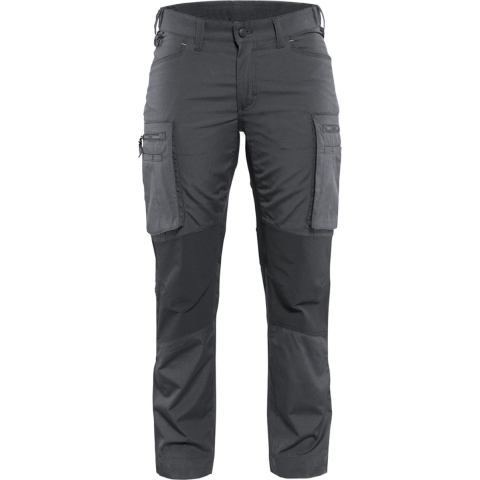 Blåkläder Dames Service werkbroek Stretch 71591845 | Donkergrijs/Zwart | Maat 30 - 7330509465448
