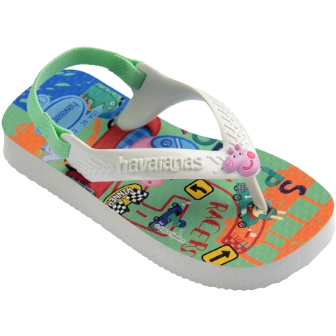 Havaianas Slippers - Baby Peppa Pig - Wit - Havaianas - 20 - Slippers