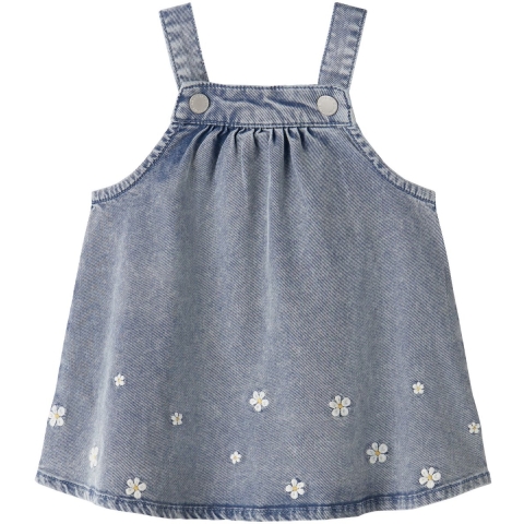 Name It Jurk - NbfFlora - Light Blue Denim/Verpakking - Name It - 1½ jaar (86) - Jurken