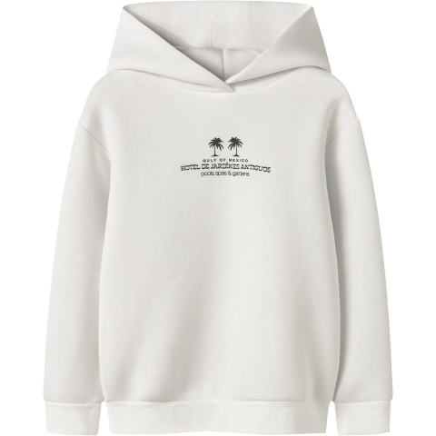 Name It Hoodie - NkmHist - Bright White - Name It - 7-8 jaar (122-128) - Hoodies