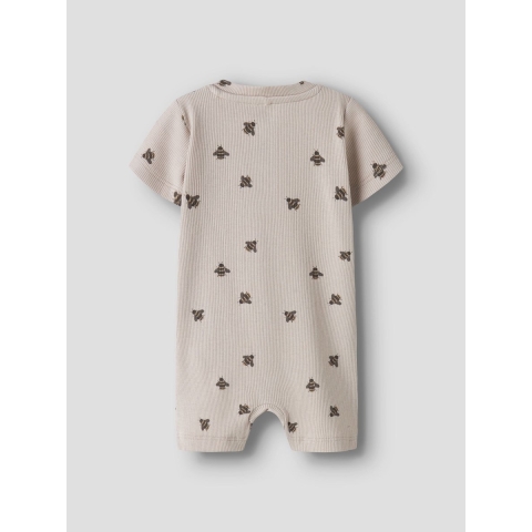 Name It Zomer Romper - NbmFunkab - Chateau Gray/Bee - Name It - 56 - Zomer Rompers