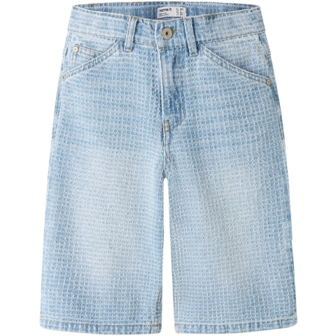 Name It Shortsit - NkmBen Schaatser - Light Blue Denim - Name It - 10 jaar (140) - Korte Broeken