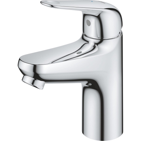 GROHE QuickFix Swift eengreepsmengkraan met push-open waste set - S-Size - Energie- en waterbesparend - Chroom