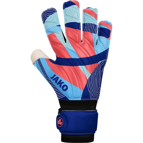 JAKO 2589 Keeperhandschoen River Basic Rc - Navy/Hemelsblauw/Koraal - 6