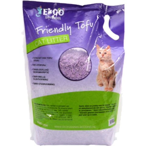 Ekoo Tofu Kattenbakvulling Lavendel 3 x 12 Liter