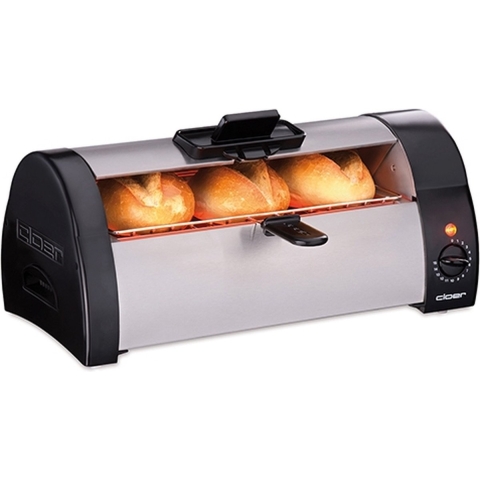 Cloer 3080 Broodjesbakoven RVS/Zwart