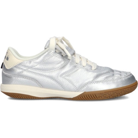 Baskets van glanzend leer Diadora Gold Indoor Metallic