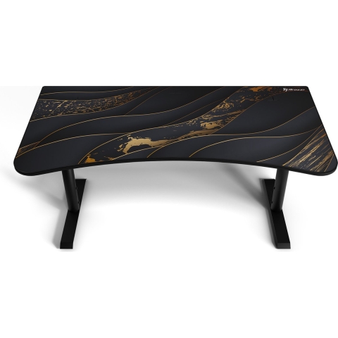 Arozzi Arena Gaming Desk - Black Gold
