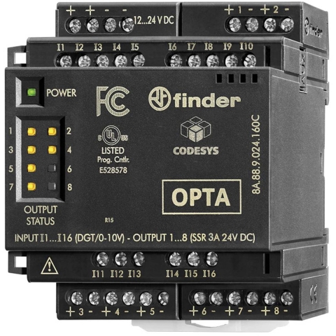Finder 8A.58.9.024.160C EMR (Elektromechanisches Relais) Erweiterungsmodul I/O-module