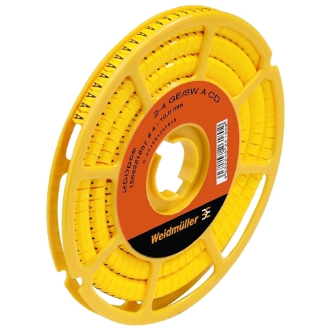 Weidmüller CLI C 2-4 GE/SW . CD Markeerring Opdruk . Buitendiameter 4 tot 10 mm 1568261748