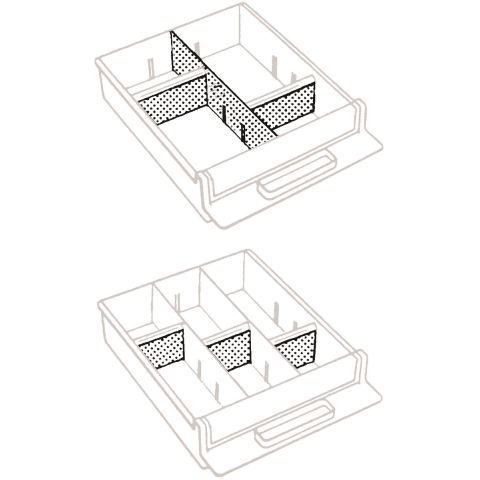 Raaco Tussenschot v. lade 4-800 (per 24) 24x80128 - 108003 108003