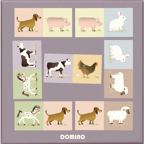Vissevasse Domino - 28 Onderdelen - Vissevasse - OneSize - Spellen